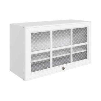 Мишель Шкаф навесной L800 Н450 (1 дв. реш. гориз.) (эмаль) Мишель Шкаф навесной L800 Н450 (1 дв. реш. гориз.) (эмаль)