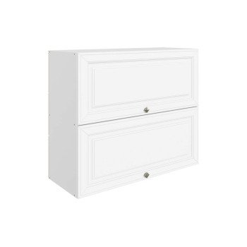 Мишель Шкаф навесной L800 Н720 (2 дв. гл. гориз.) (эмаль)