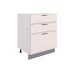 Монако Шкаф рабочий L600 (3 ящ.)
