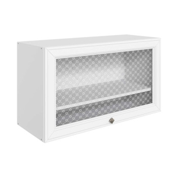Мишель Шкаф навесной L800 Н450 (1 дв. рам. гориз.) (эмаль)