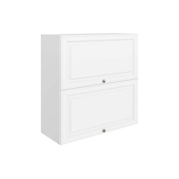 Мишель Шкаф навесной L800 Н900 (2 дв. гл. гориз.) (эмаль)