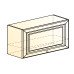 Мишель Шкаф навесной L800 Н450 (1 дв. гл. гориз.) (эмаль)