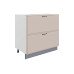 Монако Шкаф рабочий L800 (2 ящ.)