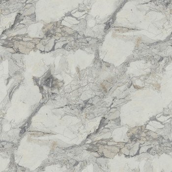 Стеновая панель для кухни КЕДР (к3) - Цвет: Мрамор Альберика 4155/1 глянец