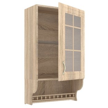 ЛД 235.252 Кантри Сонома Шкаф 500 высокий стекло ЛД 235.252 Кантри Сонома Шкаф 500 высокий стекло