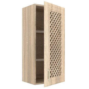 ЛД 235.333 Кантри Сонома Шкаф 400 высокий  решетка