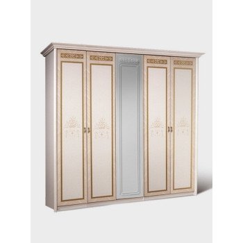 Карина-3 Шкаф 5-ти ств. для платья и белья