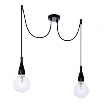 Подвесной светильник Ideal Lux Minimal SP2 Nero Opaco