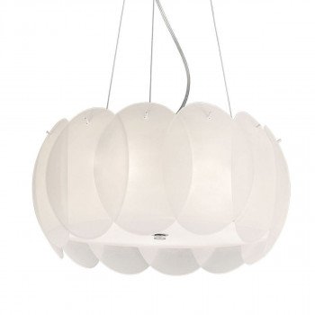 Подвесной светильник Ideal Lux Ovalino SP5 Bianco