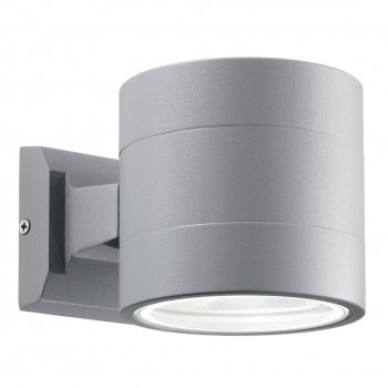 Уличный настенный светильник Ideal Lux Snif AP1 Round Grigio