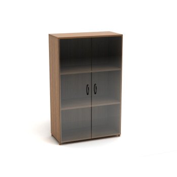 Шкаф низкий закрытый со стеклом Канц К10