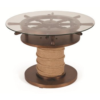 Журнальный столик Штурвал (Темно-коричневый)