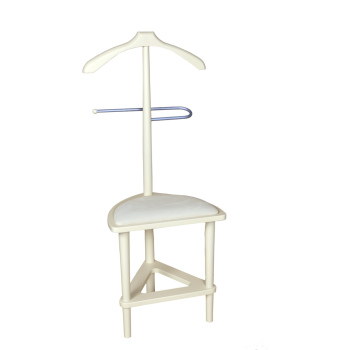Костюмная вешалка В 26Н с сиденьем (Слоновая кость)
