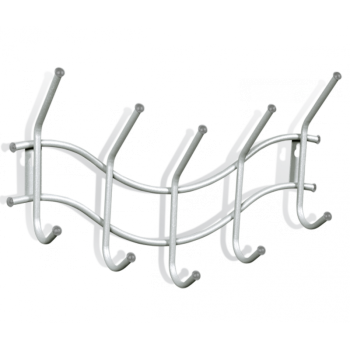 Вешалка Sheffilton Волна 2 серебро