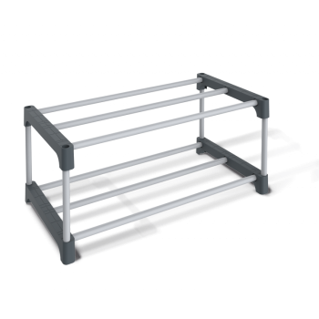 Полка для обуви Sheffilton SHT-SR3-P серый/темно-серый