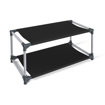 Полка для обуви Sheffilton SHT-SR4-P темно-серый/серый/черный