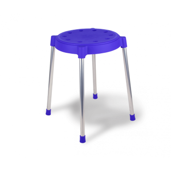 Табурет Sheffilton SHT-S36 синий/хром