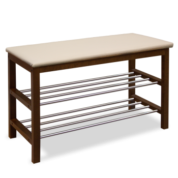 Банкетка Sheffilton SR-0628 темный орех/бежевый