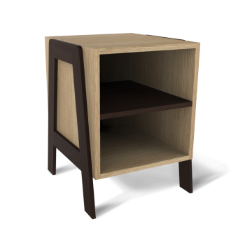 Стеллаж Sheffilton SHT-SS3 дуб беленый/венге