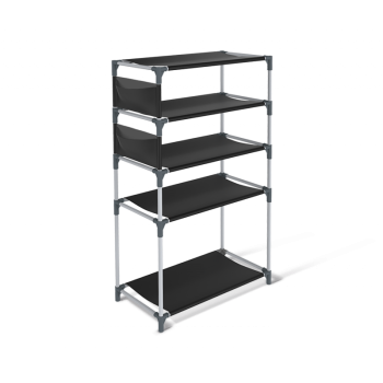 Стеллаж Sheffilton SHT-SS13-P темно-серый/серый/черный