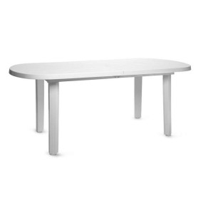Стол пластиковый овальный Комби (белый) (АГЗ)