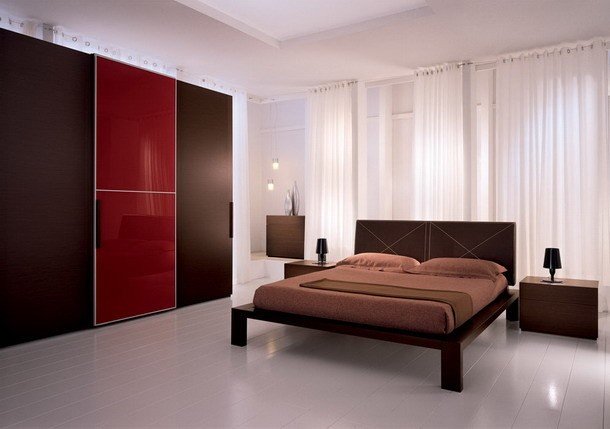 Расстановка мебели в спальне