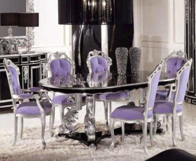 Овальный обеденный стол