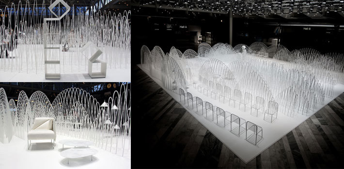 Инсталляция Nendo на выставке Stockholm Furniture Light Fair